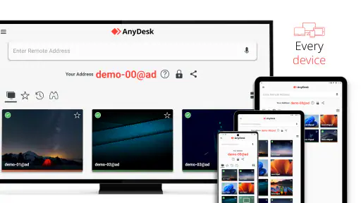 AnyDesk Remote-Desktop screenshot