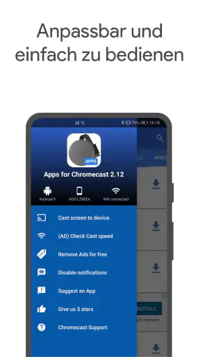 Apps für Chromecast screenshot