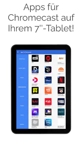 Apps für Chromecast screenshot