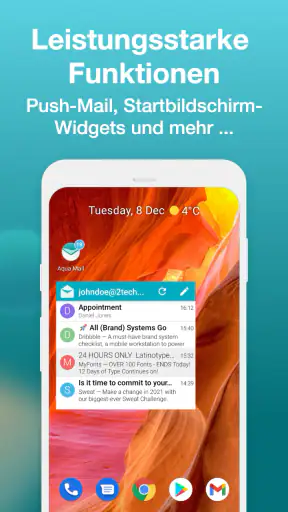 Aqua Mail – schnell & sicher screenshot