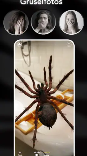 AR Spinnen: Erschrecke Freunde screenshot