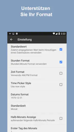 Arbeitszeittabelle Arbeitszeit screenshot