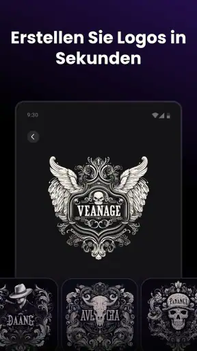 Arvin® - KI-Logo-Ersteller screenshot