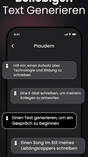 Ask AI - KI auf Deutsch screenshot