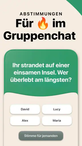 askUs: Wer würde eher? screenshot