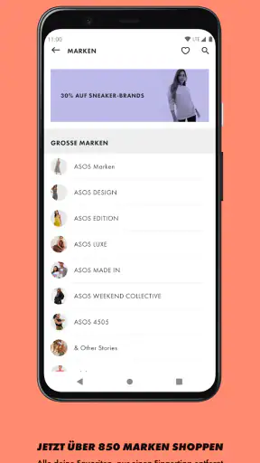 ASOS screenshot