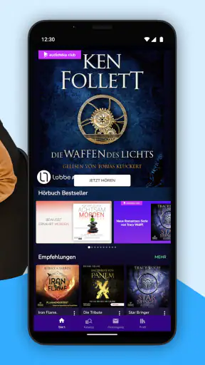 Audioteka Hörbücher App screenshot