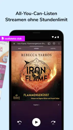 Audioteka Hörbücher App screenshot