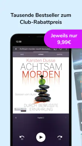 Audioteka Hörbücher App screenshot