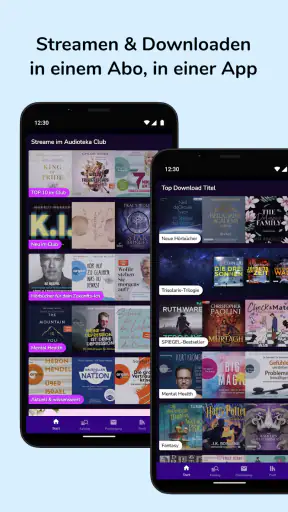 Audioteka Hörbücher App screenshot