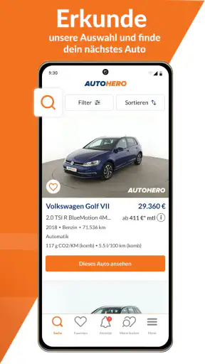 Autohero screenshot