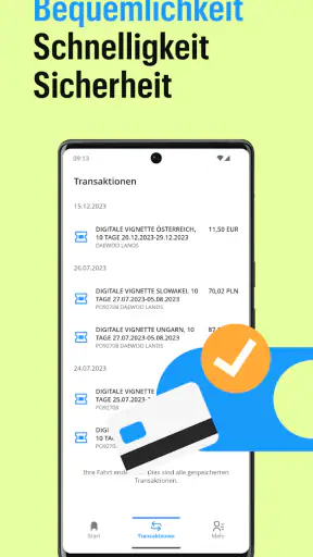 Autopay. Vignetten, Autobahnen screenshot