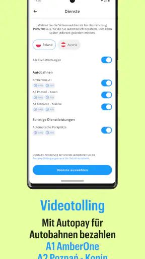 Autopay. Vignetten, Autobahnen screenshot