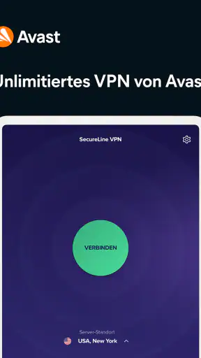 Avast SecureLine VPN Proxy screenshot