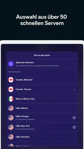 Avast SecureLine VPN Proxy screenshot