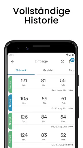 AVAX - Dein Blutdruck Tagebuch screenshot