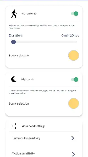 AwoX HomeControl screenshot