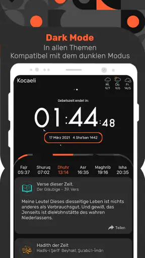 Azan-Zeit Pro :Quran, Qibla screenshot