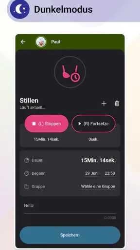 Baby Daybook - Stillen App screenshot
