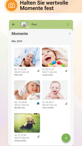 Baby Daybook - Stillen App screenshot