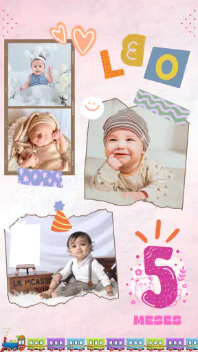 Baby-Monat-für-Monat-Fotobearb screenshot