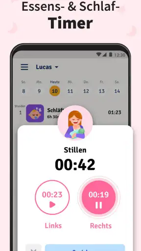 Baby-Tracker: Stillen & Pflege screenshot