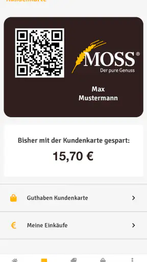 Bäckerei MOSS screenshot