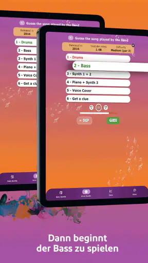 Bandle: Löse das Song-Quiz screenshot