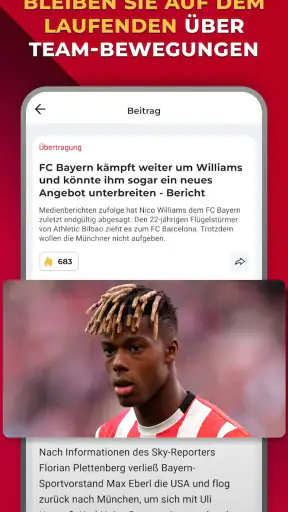 Bayern Live - für München Fans screenshot