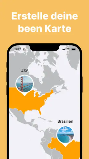 been: besuchte Länder screenshot