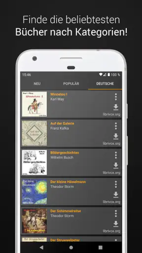 Befreite Hörbücher screenshot