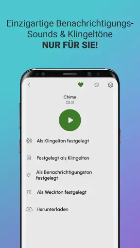 Benachrichtigungstöne screenshot