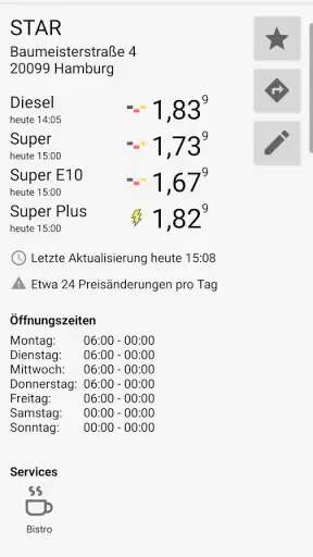 Benzinpreis-Blitz - Tanken App screenshot