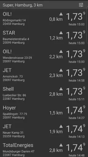 Benzinpreis-Blitz - Tanken App screenshot