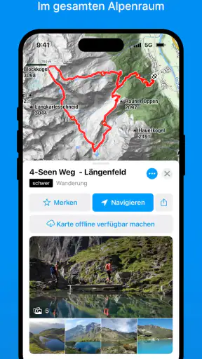 bergfex: Wandern & Tracking screenshot