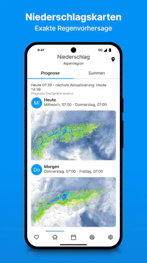 bergfex: Wetter & Regenradar screenshot