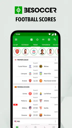 BeSoccer - Fußball Ergebnisse screenshot