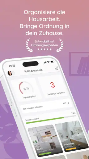 BeTidy » Putzplan & Ordnung screenshot