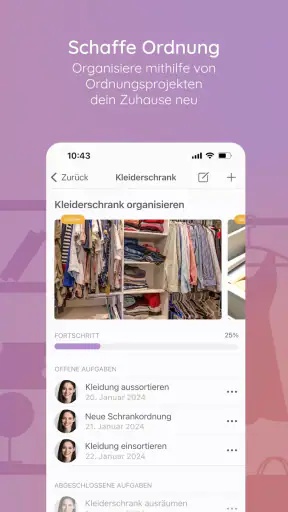 BeTidy » Putzplan & Ordnung screenshot