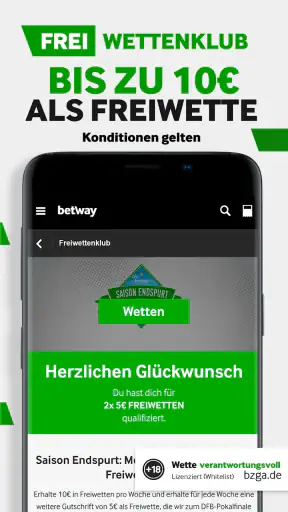 Betway Sportwetten screenshot