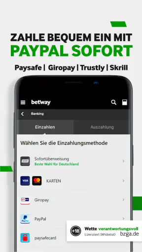 Betway Sportwetten screenshot