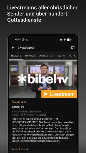Bibel TV App screenshot