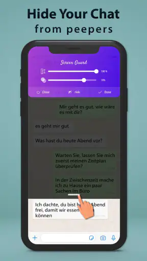 Bildschirmschutz – Sichtschutz screenshot