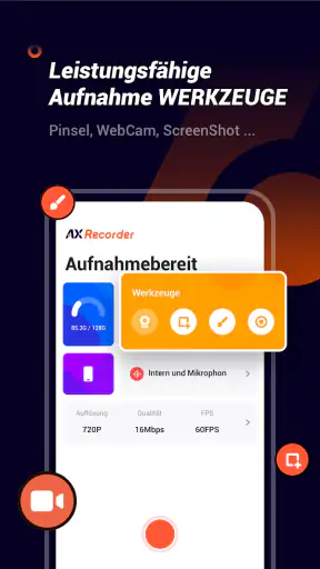 Bildschirmaufnahme - AX Record screenshot
