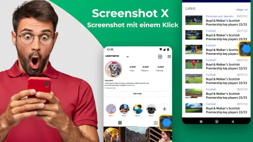 Bildschirmaufnahme ScreenshotX screenshot