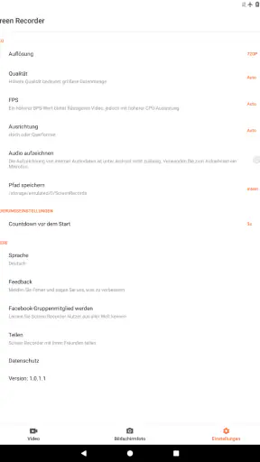 Bildschirmaufnahme - XRecorder screenshot