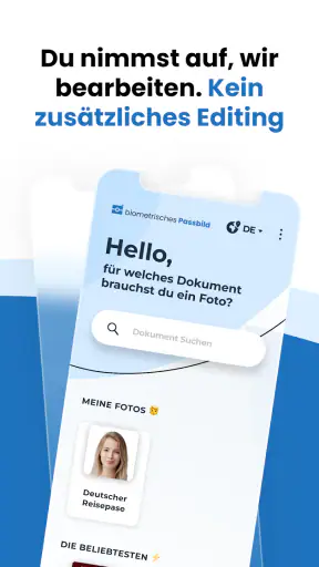 Biometrische Passbilder screenshot