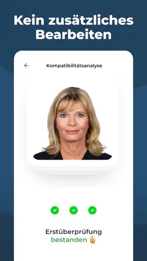 Passbilder App - PhotoAiD screenshot