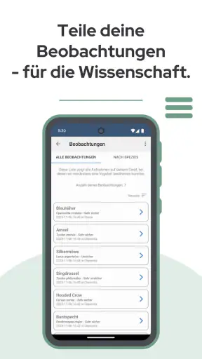 BirdNET screenshot