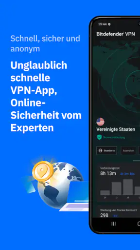 Bitdefender VPN:Schnell Sicher screenshot
